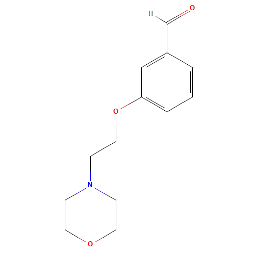 3-(2-MORPHOLIN-4-YLETHOXY)BENZALDEHYDE (CAS: 81068-26-0) - Related Chemical Product