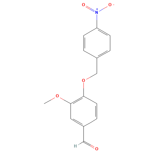 3-METHOXY-4-(P-NITROBENZYLOXY)BENZALDEHYDE (CAS: 81307-09-7) - Related Chemical Product