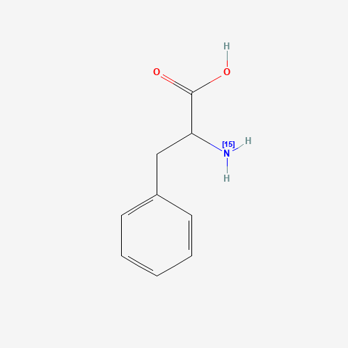 DL-PHENYLALANINE-15N (CAS: 81387-53-3) - Chemical Structure and Molecular Formula 