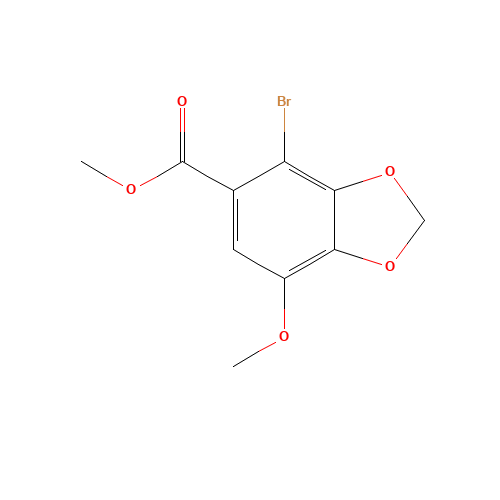 4-BROMO-7-METHOXY-BENZO[1,3]DIOXOLE-5-CARBOXYLIC ACID METHYL ESTER (CAS: 81474-46-6) - Related Chemical Product