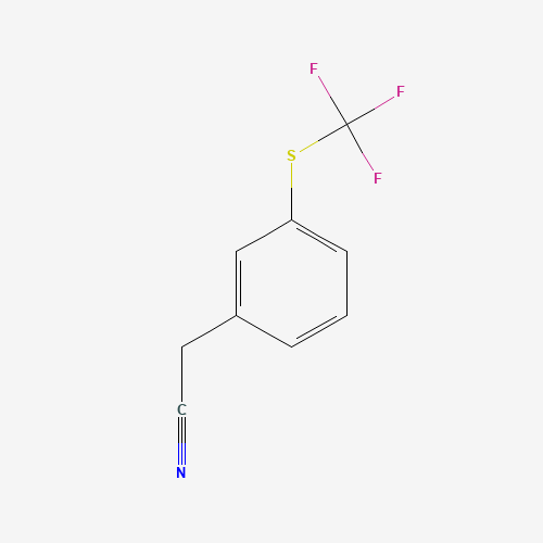 3-(TRIFLUOROMETHYLTHIO)PHENYLACETONITRILE (CAS: 82174-09-2) - Related Chemical Product