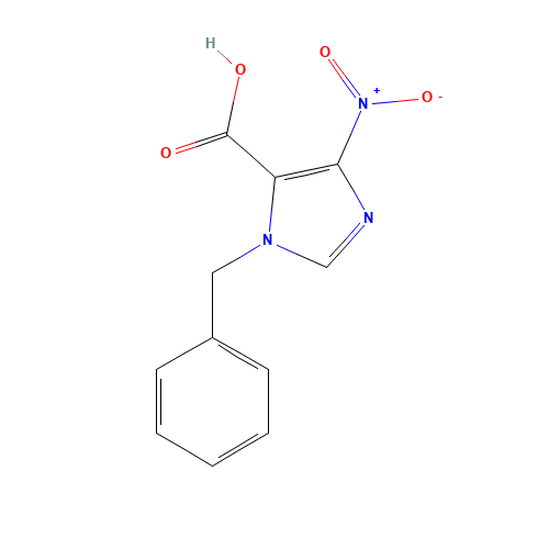 4-NITRO-1-(PHENYLMETHYL)-1H-IMIDAZOLE-5-CARBOXYLIC ACID (CAS: 82228-58-8) - Related Chemical Product