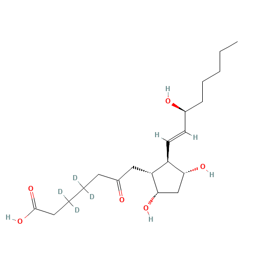 6-KETO PROSTAGLANDIN F1ALPHA-D4 (CAS: 82414-64-0) - Related Chemical Product
