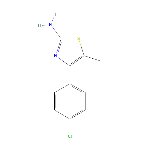 4-(4-CHLORO-PHENYL)-5-METHYL-THIAZOL-2-YLAMINE (CAS: 82632-77-7) - Related Chemical Product