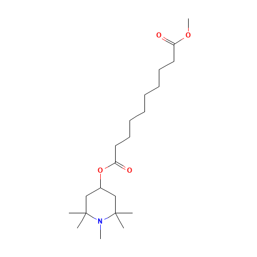 Methyl 1,2,2,6,6-pentamethyl-4-piperidyl sebacate (CAS: 82919-37-7) - Related Chemical Product