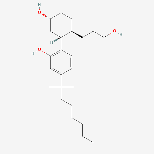 5-(1,1-DIMETHYLHEPTYL)-2-[5-HYDROXY-2-(3-HYDROXYPROPYL)CYCLOHEXYL]PHENOL (CAS: 83002-04-4) - Related Chemical Product