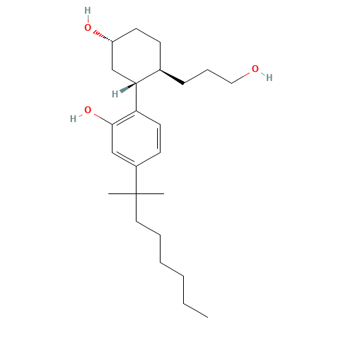 5-(1,1-DIMETHYLHEPTYL)-2-[5-HYDROXY-2-(3-HYDROXYPROPYL)CYCLOHEXYL]PHENOL (CAS: 83002-04-4) - Related Chemical Product