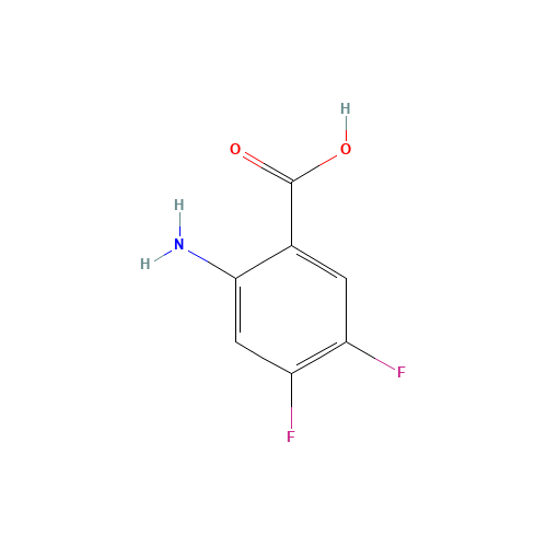 2-Amino-4,5-difluorobenzoic acid (CAS: 83506-93-8) - Related Chemical Product