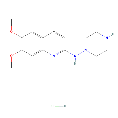 2-PIPERAZINE-4-AMINO-6,7-DIMETHOXY QUINOLINE HYDROCHLORIDE (CAS: 84050-22-6) - Related Chemical Product