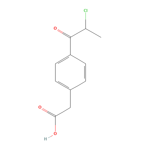 4-(2-CHLOROPROPIONYL)PHENYLACETIC ACID (CAS: 84098-73-7) - Related Chemical Product