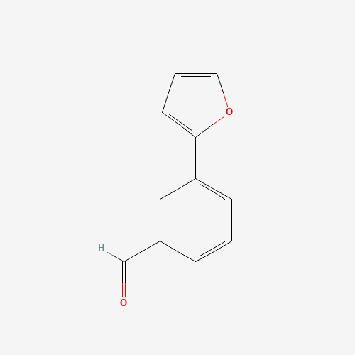 3-(2-FURYL)BENZALDEHYDE (CAS: 85553-52-2) - Chemical Structure and Molecular Formula 