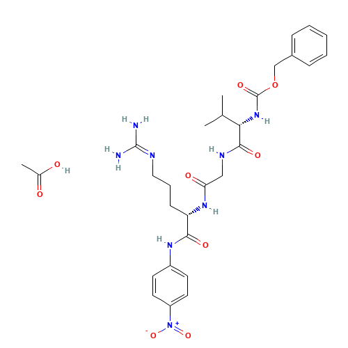 N-CBZ-VAL-GLY-ARG P-NITROANILIDE ACETATE SALT (CAS: 86170-43-6) - Related Chemical Product