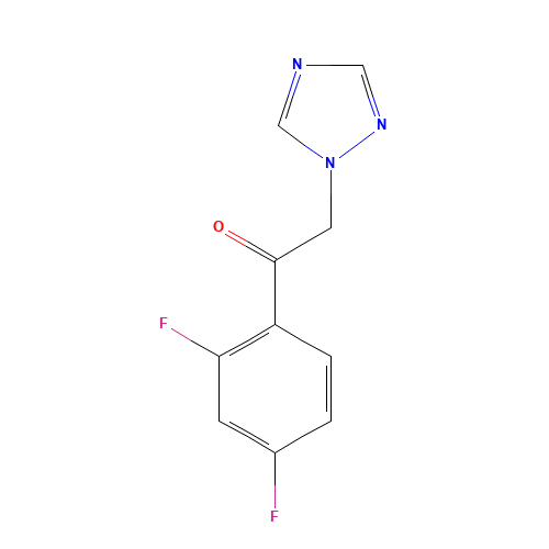 2,4-Difluoro-alpha-(1H-1,2,4-triazolyl)acetophenone (CAS: 86404-63-9) - Related Chemical Product