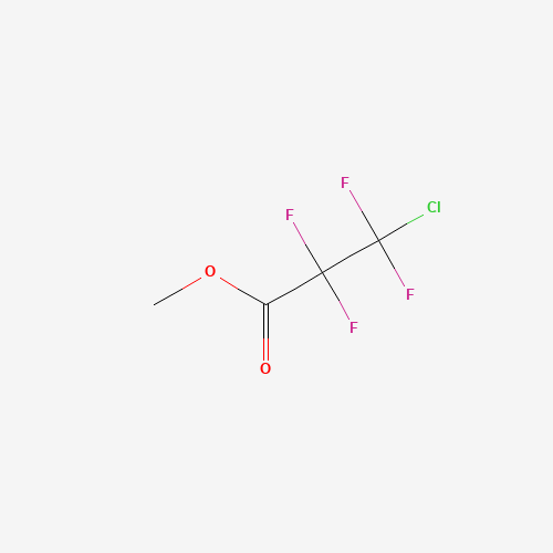 3-CHLOROTETRAFLUOROPROPANOIC ACID METHYL ESTER (CAS: 86676-74-6) - Chemical Structure and Molecular Formula 