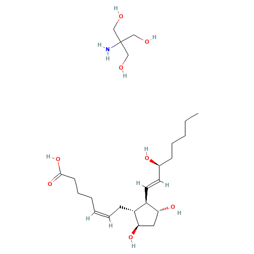 9BETA,11ALPHA,15S-TRIHYDROXY-PROSTA-5Z,13E-DIEN-1-OIC ACID,TRIS (HYDROXYMETHYL)AMINOMETHANE SALT (CAS: 89847-02-9) - Related Chemical Product