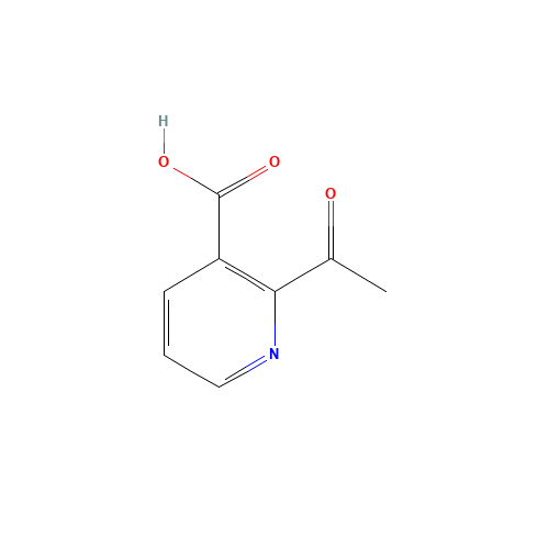 2-ACETONICOTINIC ACID (CAS: 89942-59-6) - Chemical Structure and Molecular Formula 