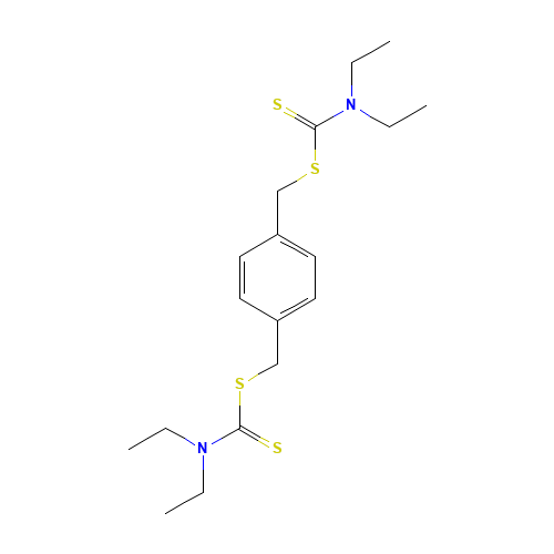 P-XYLYLENEBIS(N,N-DIETHYLDITHIOCARBAMATE) (CAS: 89964-93-2) - Related Chemical Product