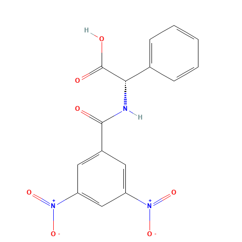 (S)-(+)-N-(3,5-DINITROBENZOYL)-ALPHA-PHENYLGLYCINE (CAS: 90761-62-9) - Related Chemical Product