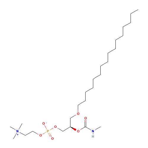 1-O-HEXADECYL-2-N-METHYLCARBAMYL-SN-GLYCERO-3-PHOSPHOCHOLINE (CAS: 91575-58-5) - Related Chemical Product