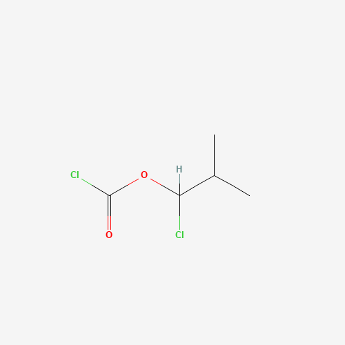 1-CHLORO-2-METHYLPROPYL CHLOROFORMATE (CAS: 92600-11-8) - Chemical Structure and Molecular Formula 