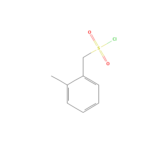 O-TOLYL-METHANESULFONYL CHLORIDE (CAS: 92614-55-6) - Chemical Structure and Molecular Formula 