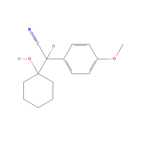 1-[Cyano-(p-methoxyphenyl)methyl]cyclohexanol (CAS: 93413-76-4) - Related Chemical Product