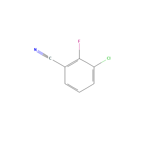 3-Chloro-2-fluorobenzonitrile (CAS: 94087-40-8) - Chemical Structure and Molecular Formula 
