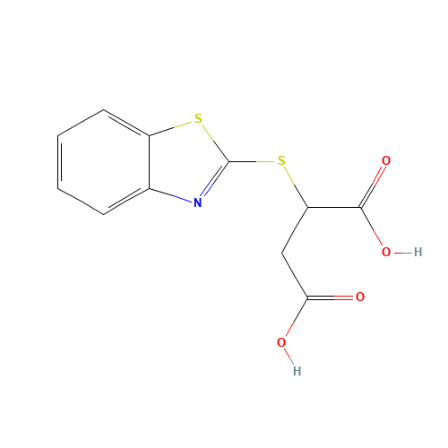 2-(1,3-BENZOTHIAZOL-2-YLTHIO)SUCCINIC ACID (CAS: 95154-01-1) - Related Chemical Product