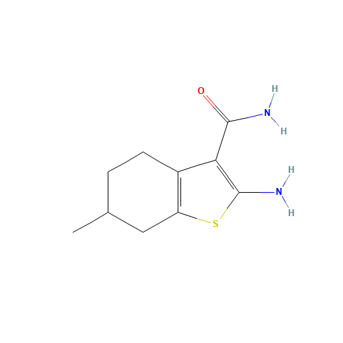 2-AMINO-6-METHYL-4,5,6,7-TETRAHYDRO-1-BENZOTHIOPHENE-3-CARBOXAMIDE (CAS: 95211-68-0) - Related Chemical Product