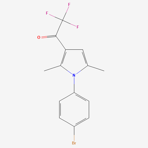 1-[1-(4-BROMOPHENYL)-2,5-DIMETHYL-1H-PYRROL-3-YL]-2,2,2-TRIFLUORO-1-ETHANONE (CAS: 95337-69-2) - Related Chemical Product