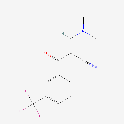 2-[(DIMETHYLAMINO)METHYLENE]-3-OXO-3-(3-TRIFLUOROMETHYLPHENYL)PROPANENITRILE (CAS: 96232-39-2) - Related Chemical Product