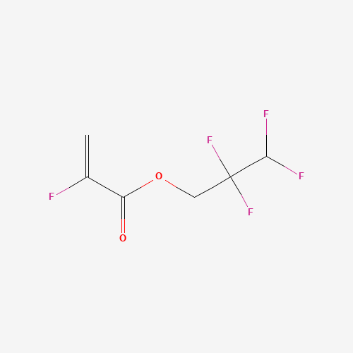 2,2,3,3-TETRAFLUOROPROPYL 2-FLUOROACRYLATE (CAS: 96250-37-2) - Chemical Structure and Molecular Formula 