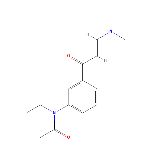N-Ethyl-N-3-((3-dimethylamino-1-oxo-2-propenyl)phenyl)acetamide (CAS: 96605-66-2) - Related Chemical Product
