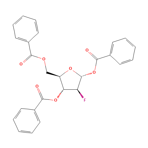 2-Deoxy-2-fluoro-1,3,5-tri-O-benzoyl-D-ribofuranose (CAS: 97614-43-2) - Related Chemical Product