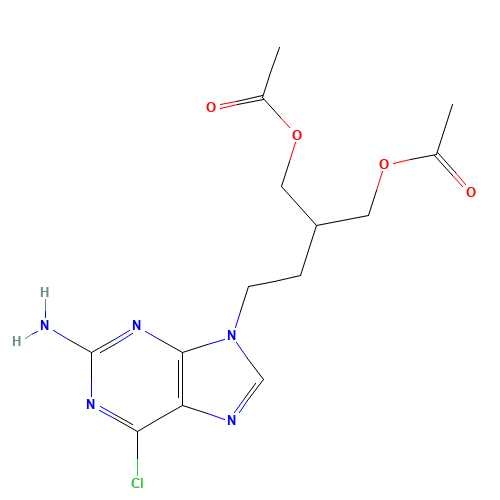 9-(4-Acetoxy-3-acetoxymethylbutyl)-2-amino-6-chloropurine (CAS: 97845-60-8) - Related Chemical Product