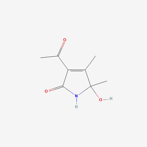 3-ACETYL-4,5-DIMETHYL-5-HYDROXY-1,5-DIHYDRO-2H-PYRROL-2-ONE (CAS: 98593-79-4) - Related Chemical Product