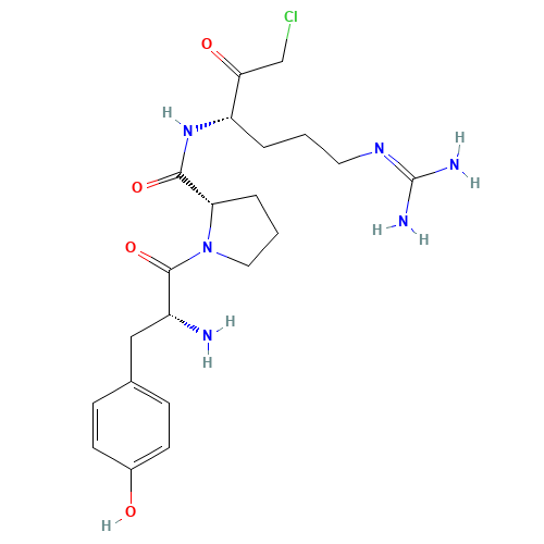 DTYR-PRO-ARG-CHLOROMETHYLKETONE (CAS: 98833-79-5) - Related Chemical Product