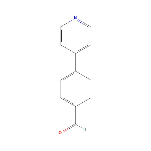 4-(4-Pyridinyl)benzaldehyde (CAS: 99163-12-9) - Chemical Structure and Molecular Formula 