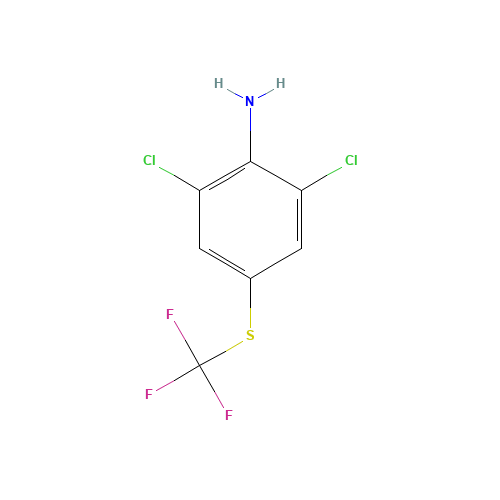 2,6-DICHLORO-4-TRIFLUOROMETHYLSULFANYL-PHENYLAMINE (CAS: 99479-65-9) - Related Chemical Product