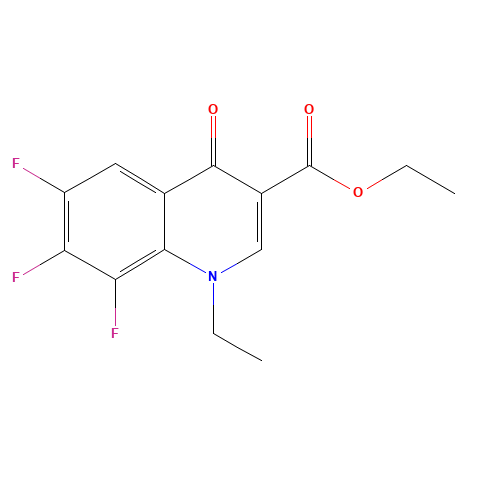 Ethyl 1-ethyl-6,7,8-trifluoro-1,4-dihydro-4-oxoquinoline-3-carboxylate (CAS: 100501-62-0) - Related Chemical Product