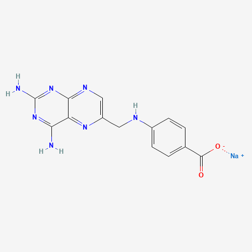 4-(N-[2,4-DIAMINO-6-PTERIDINYLMETHYL]-AMINO)BENZOIC ACID SODIUM SALT (CAS: 100929-45-1) - Related Chemical Product