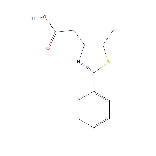 2-(5-METHYL-2-PHENYLTHIAZOLE-4-YL)ACETIC ACID (CAS: 101736-22-5) - Related Chemical Product