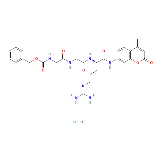 Z-GLY-GLY-ARG-7-AMINO-4-METHYLCOUMARIN (CAS: 102601-58-1) - Related Chemical Product