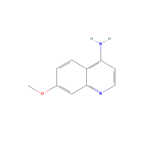 4-AMINO-7-METHOXYLQUINOLINE (CAS: 103040-78-4) - Chemical Structure and Molecular Formula 