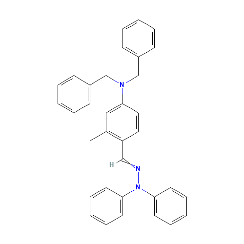 2-Methyl-4-dibenzylaminobenzaldehyde-1,1-diphenylhydrazone (CAS: 103079-11-4) - Related Chemical Product