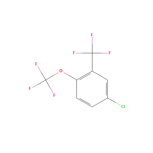 4-CHLORO-1-TRIFLUOROMETHOXY-2-TRIFLUOROMETHYL-BENZENE (CAS: 104678-86-6) - Related Chemical Product