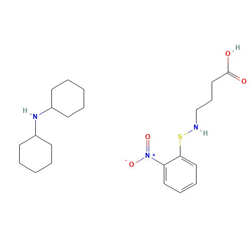 N-O-NITROPHENYLSULFENYL-GAMMA-AMINOBUTYRIC ACID DI(CYCLOHEXYL)AMMONIUM SALT (CAS: 104809-33-8) - Related Chemical Product