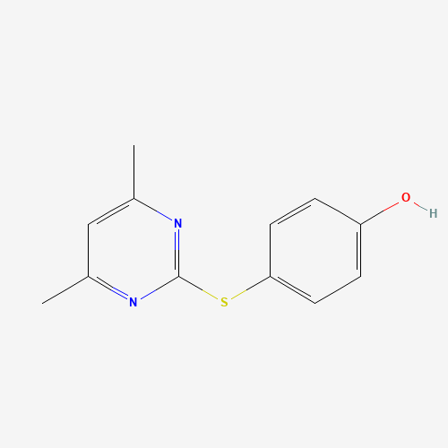 4-[(4,6-DIMETHYLPYRIMIDIN-2-YL)THIO]PHENOL (CAS: 107718-34-3) - Related Chemical Product