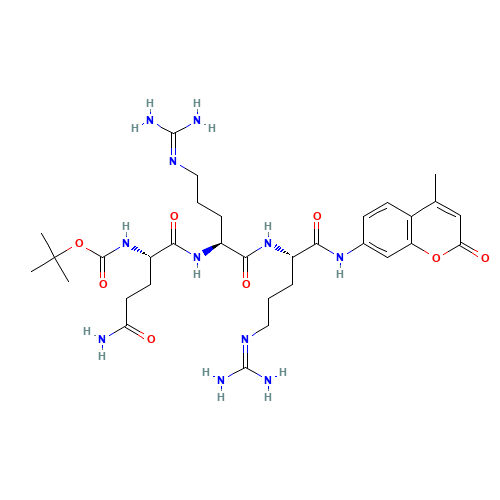 BOC-GLN-ARG-ARG-AMC ACETATE SALT (CAS: 109376-05-8) - Related Chemical Product