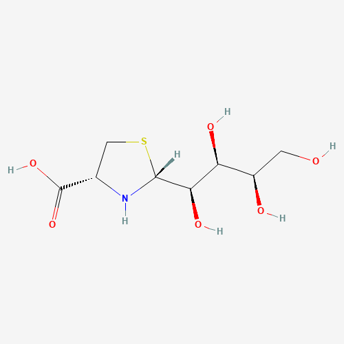 2-(D-XYLO-TETRAHYDROXYBUTYL)-4(R)-1,3-THIAZOLIDINE-4-CARBOXYLIC ACID (CAS: 110270-19-4) - Related Chemical Product